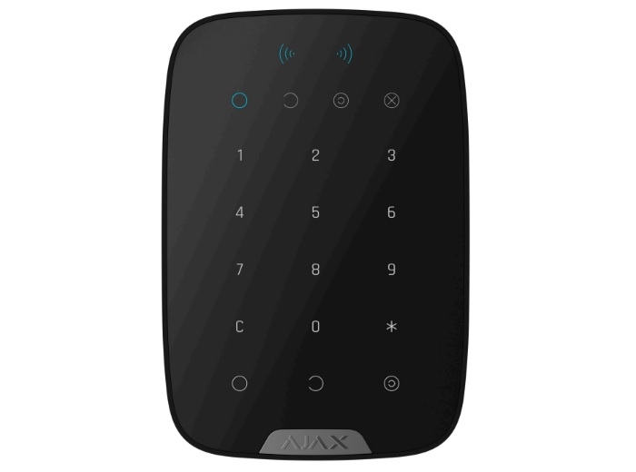SUPERIORKEYPADPLUSG3JEWELLERBLK_20267870233131322.jpg TASTATURA WIRELESS CU CITITOR, GRADE 3, NEAGRA - imagine 1