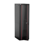 Rack de podea PRO SERIES 42U 19'' 600x800, capacitate 1000 kg, RAL 9005, asamblat ASY-42U-6080PRO - imagine 2