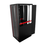Rack de podea PRO SERIES 47U 19'' 800x1000, capacitate 1000 kg, RAL 9005, asamblat ASY-47U-80100PRO - imagine 4