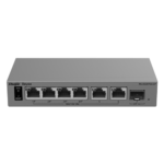Switch L2, 6 x RJ45 1G (4 x PoE+), 1 x SFP 1G, Putere PoE 40W, Cloud Management - Ruijie Reyee RG-ES207GS-LP