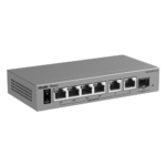 Switch L2, 6 x RJ45 1G (4 x PoE+), 1 x SFP 1G, Putere PoE 40W, Cloud Management - Ruijie Reyee RG-ES207GS-LP - imagine 3
