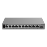 Switch L2, 10 x RJ45 1G (8 x PoE+), 1 x SFP 1G, Putere PoE 120W, Cloud Management - Ruijie Reyee RG-ES211GS-P